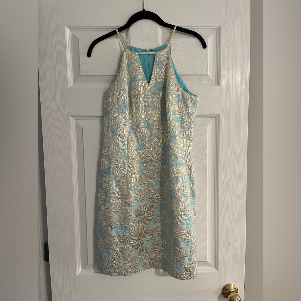 Lilly Pulitzer Short Palm Leaf Dress